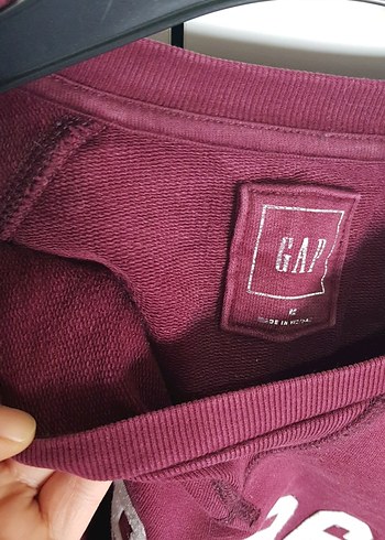 Bordo GAP 1969 Baskılı Sweatshirt Unisex - Görsel 5