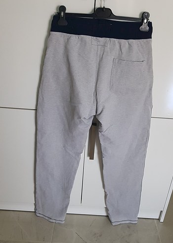 Gri Belden Bağlamalı Kadın Eşofman Altı - Görsel 3