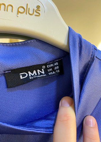 Mavi Pilili Uzun Kadın Abiye Elbise - Görsel 7