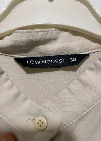 Bej Uzun Kollu Keten Tunik - Görsel 4