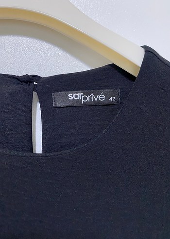 Uzun Siyah Salaş Kadın Elbise - Görsel 5