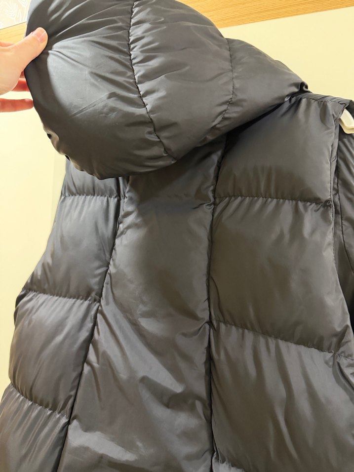 Düğmeli Siyah Midi Kadın Yelek - Görsel 5