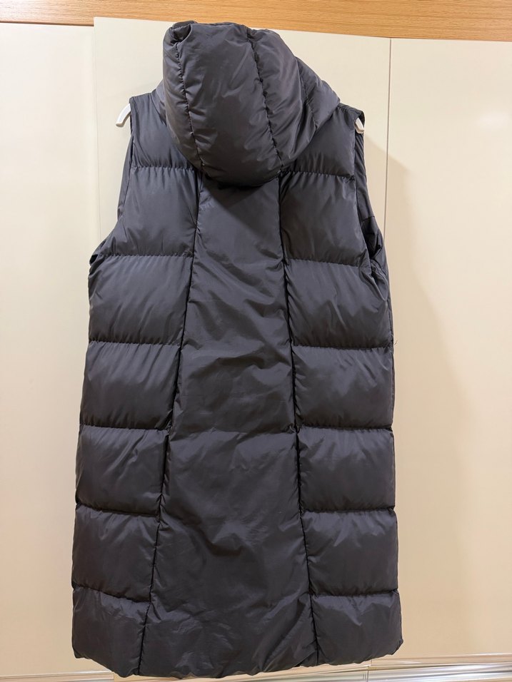 Düğmeli Siyah Midi Kadın Yelek - Görsel 2