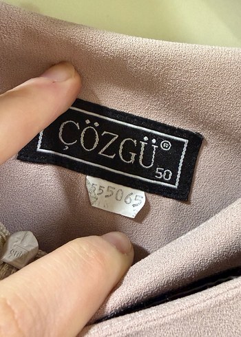 Gül kurusu Uzun Triko Kadın Elbise - Görsel 5