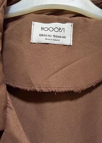 Kahverengi Kemerli Uzun Kadın Trençkot - Görsel 5