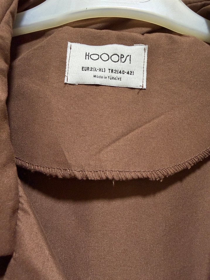 Kahverengi Kemerli Uzun Kadın Trençkot - Görsel 5