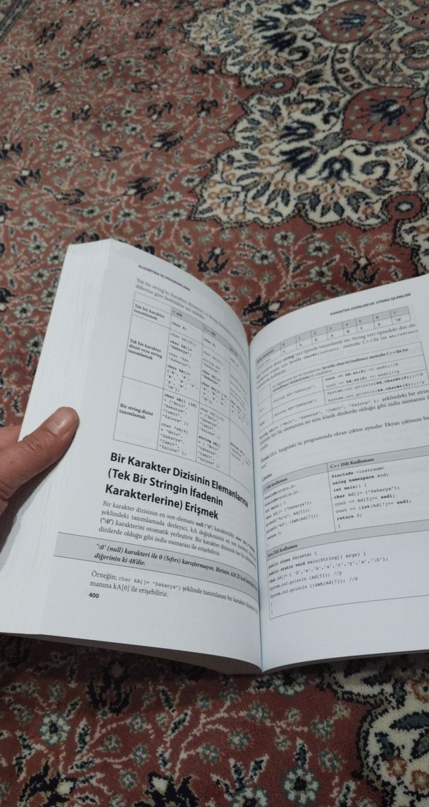 C/C++ ve Java Dilleriyle Algoritma ve Programlama Kitabı - Görsel 4