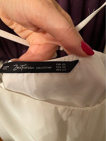 34 Beden Zara XS uzun elbise