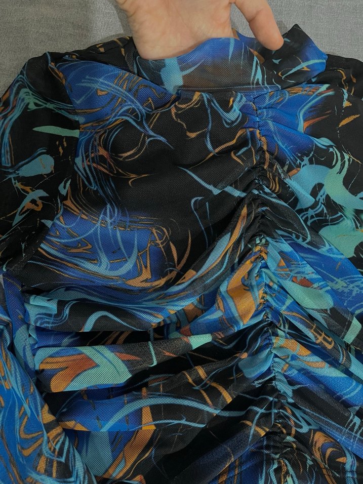 Lacivert crop - Görsel 3