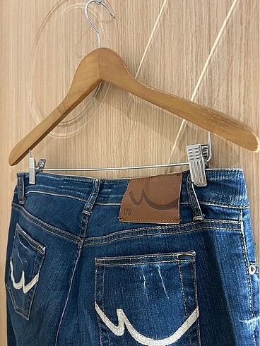 l Beden mavi Renk Kadın kot pantolon