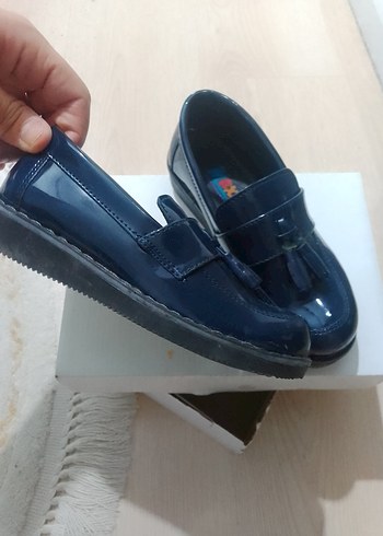 Erkek Çocuk Lacivert Baskılı Kemerli Ayakkabı - Görsel 5