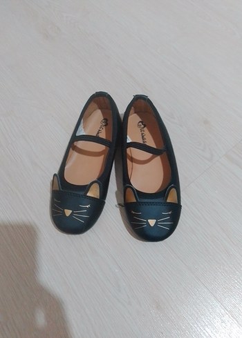 Kız Çocuk Siyah Babet Ayakkabı - Görsel 4