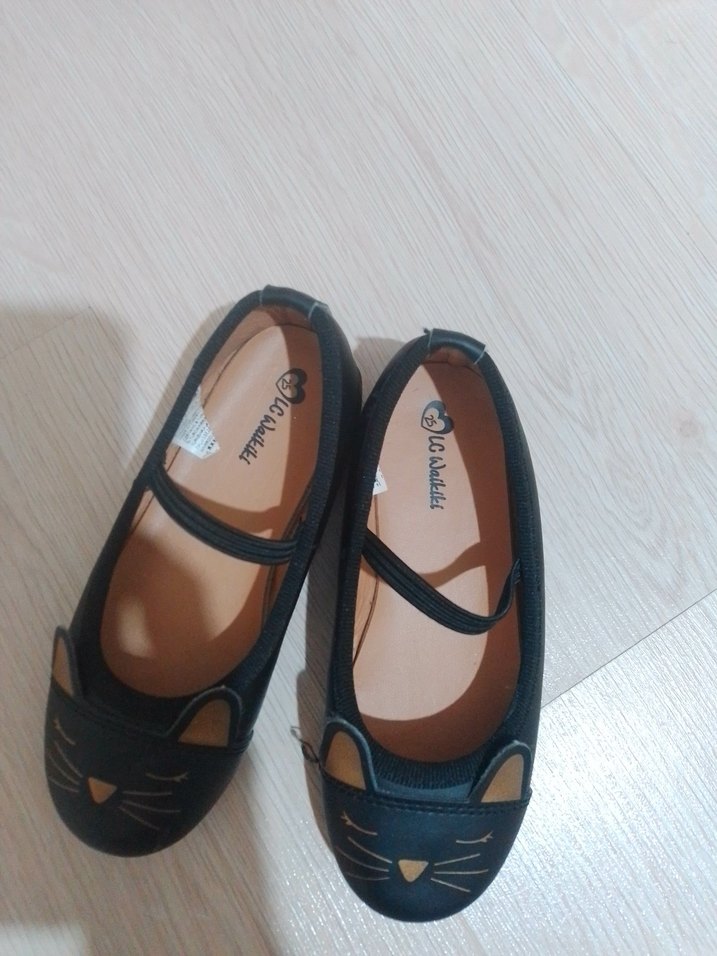 Kız Çocuk Siyah Babet Ayakkabı - Görsel 3