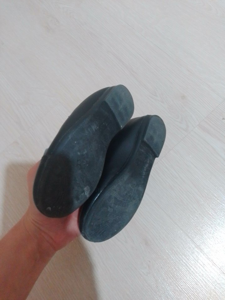 Kız Çocuk Siyah Babet Ayakkabı - Görsel 2