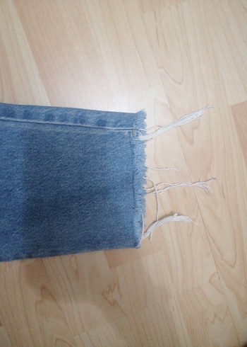 40 Beden mavi Renk Mavi Rahat Kesim Midi Kadın Kot Pantolon