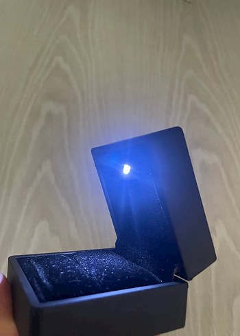 Beden siyah Renk Siyah Parlak Kadın Yüzük Kutusu