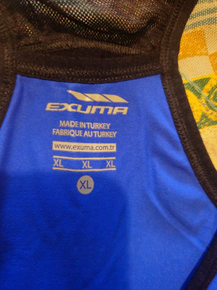 Kadın Mavi V Yakalı Spor Atlet - Görsel 3