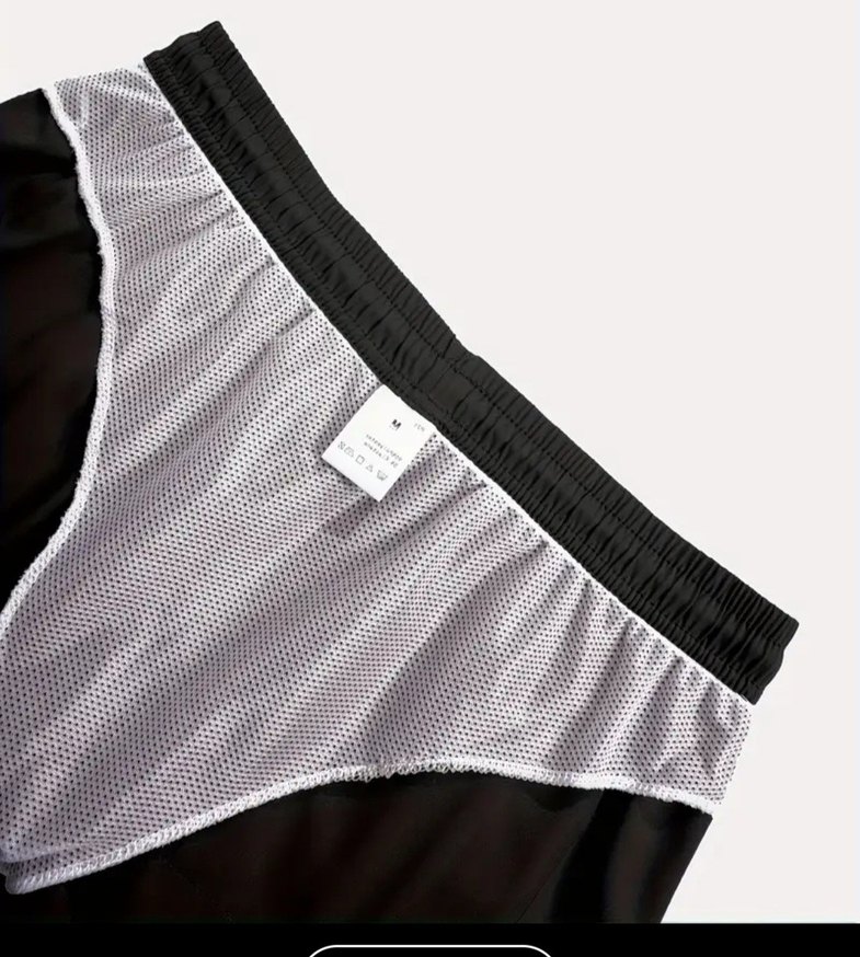 YENİ ŞIK Siyah Basic Rahat Kesim 10 YAŞ  Erkek ÇOCUK MAYO  ŞORT - Görsel 2