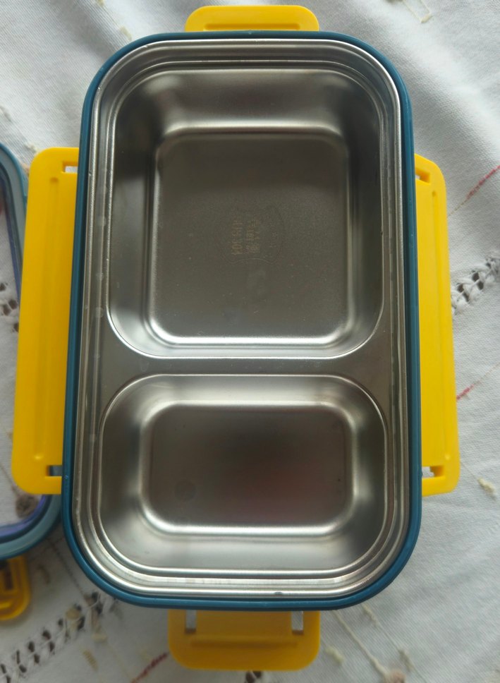 Mavi Sarı Kilitli Gıda Kabı - Görsel 3