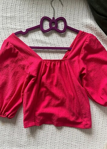 s Beden pembe Renk Fulla Crop