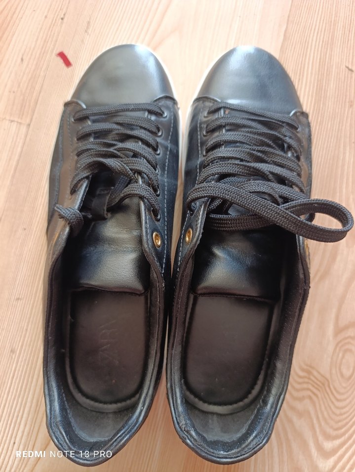 zara Siyah Bağcıklı Erkek Spor Ayakkabı - Görsel 5