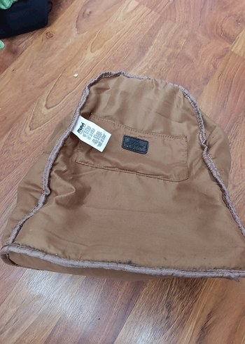 Püsküllü camel Süet Kadın Sırt Çantası - Görsel 5