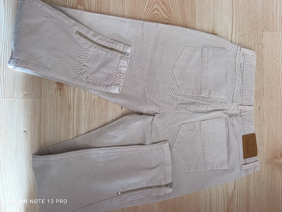 Bej Renkli Regular Fit Kadın Kot Pantolon - Görsel 2