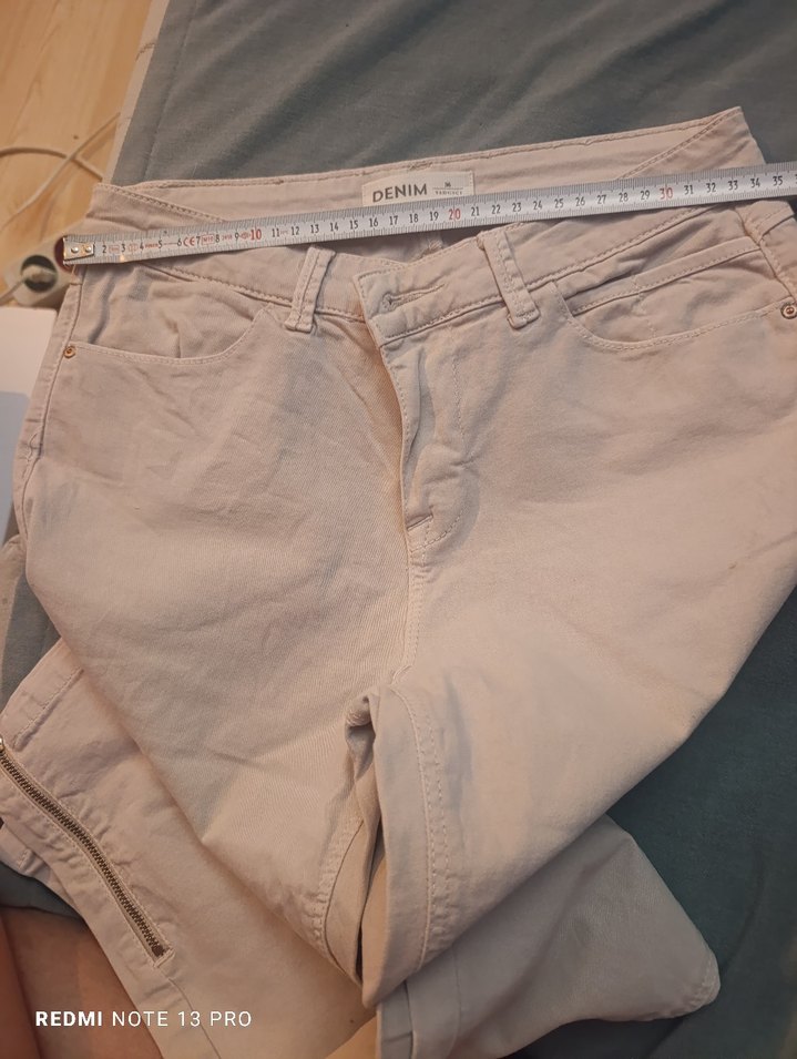 Bej Renkli Regular Fit Kadın Kot Pantolon - Görsel 5