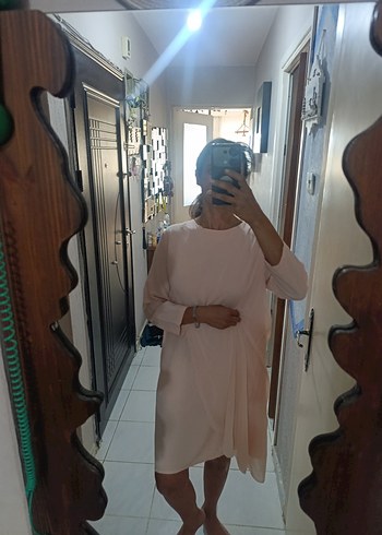 pudraj Uzun Kollu Kadın Tunik - Görsel 7