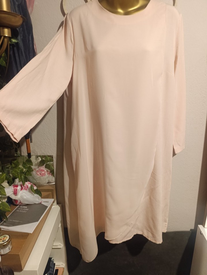 pudraj Uzun Kollu Kadın Tunik - Görsel 3