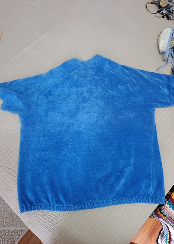 Fermuarlı Kısa Kollu Mini havlu Gömlek - Görsel 5