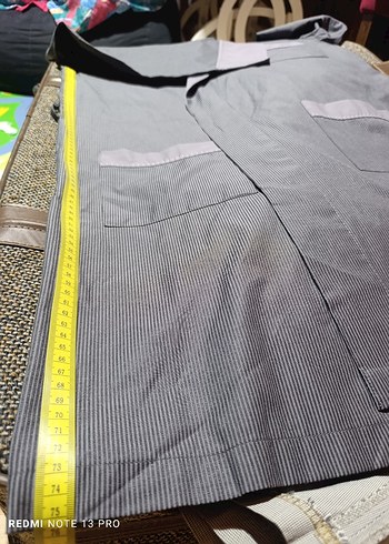 Gri Erkek uzun Kollu Uzun Boy Sabahlık - Görsel 5