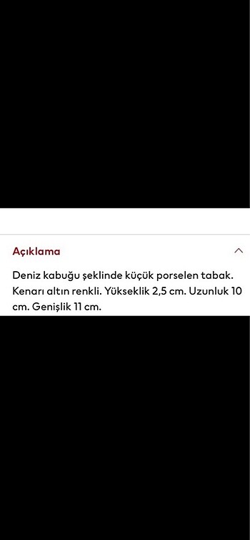 Beden H&M sıfır etiketli 1 adet küçük tabak