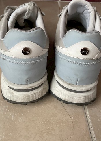 Gri Platform Topuklu Kadın Spor Ayakkabı - Görsel 5