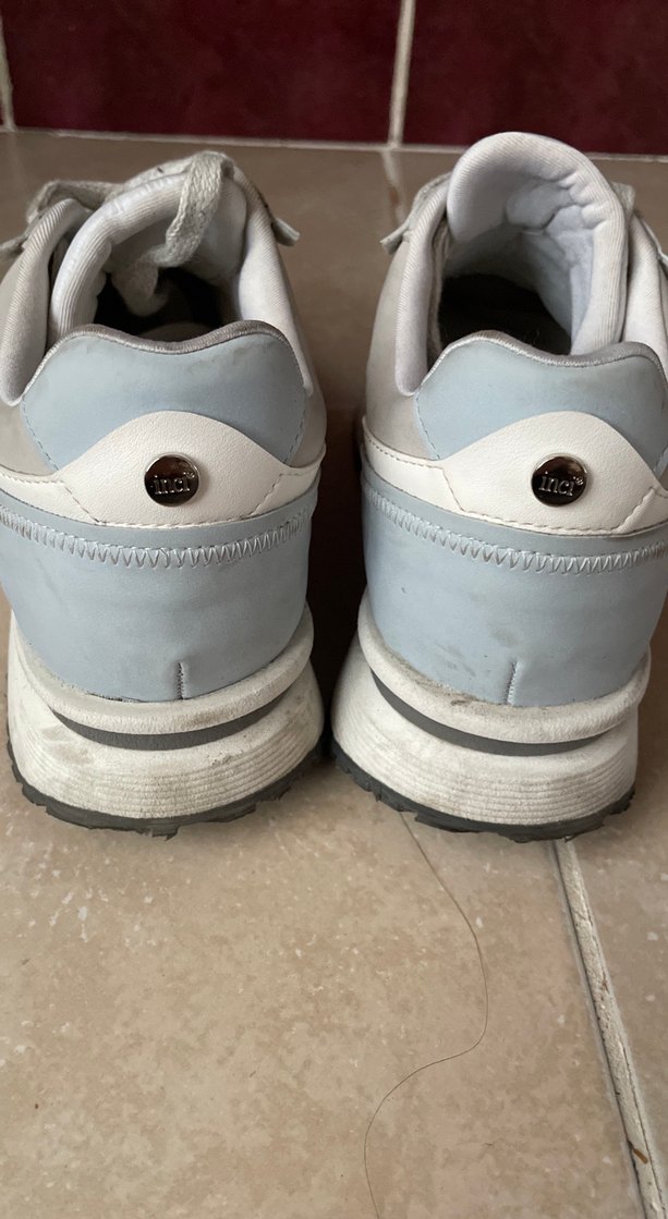 Gri Platform Topuklu Kadın Spor Ayakkabı - Görsel 5