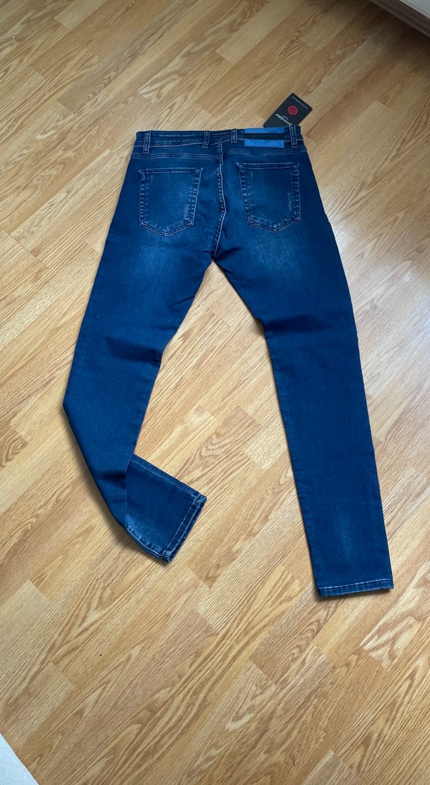 Lacivert  Erkek Denim Jean - Görsel 3