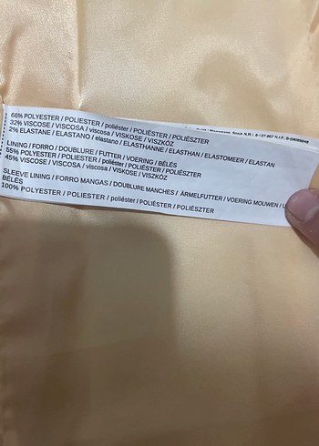 Sarı Midi Düğmeli Kadın Kaban - Görsel 3