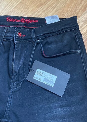 Erkek Siyah Regular Fit Denim Pantolon - Görsel 2