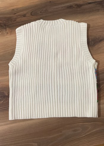 Renkli Örgü Kadın Süveter - Görsel 4