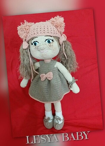 Amigurumi Büyük boy oyuncak bebek - Görsel 3