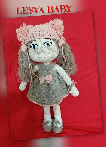 Amigurumi Büyük boy oyuncak bebek - Görsel 9