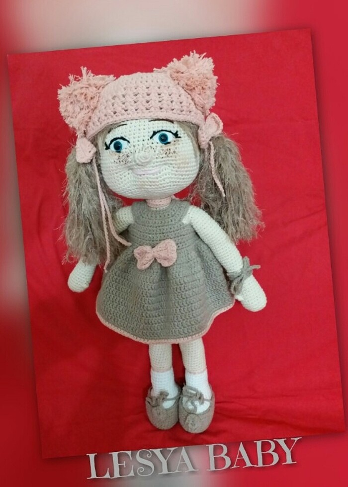 Amigurumi Büyük boy oyuncak bebek - Görsel 3