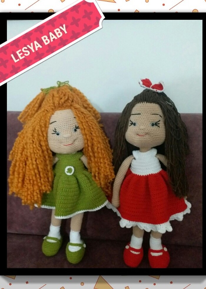 Amigurumi Büyük boy oyuncak bebek - Görsel 4