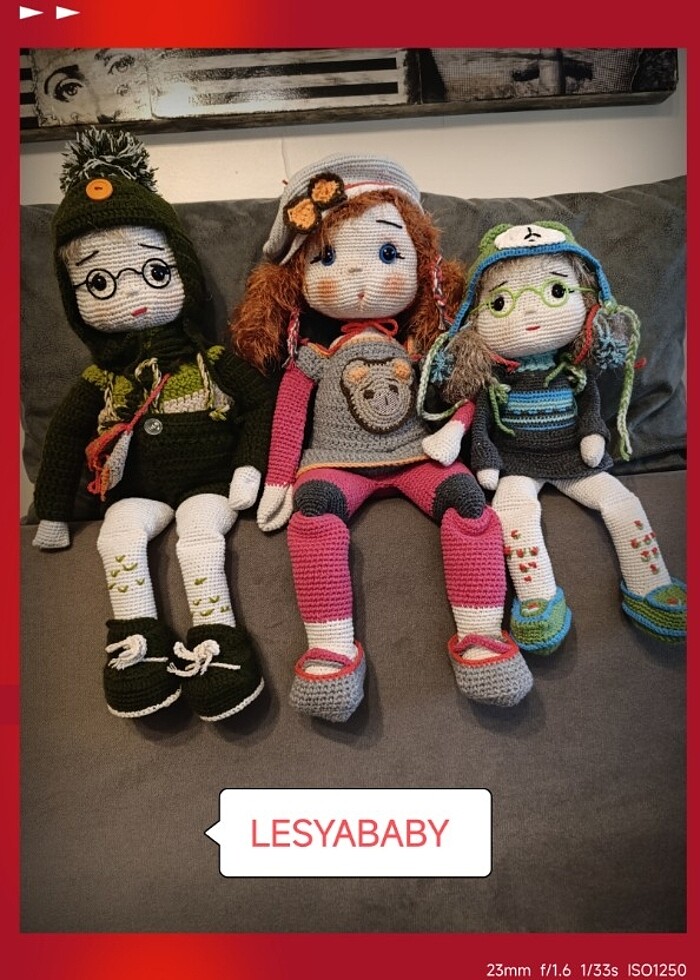 Amigurumi oyuncak bebek - Görsel 2