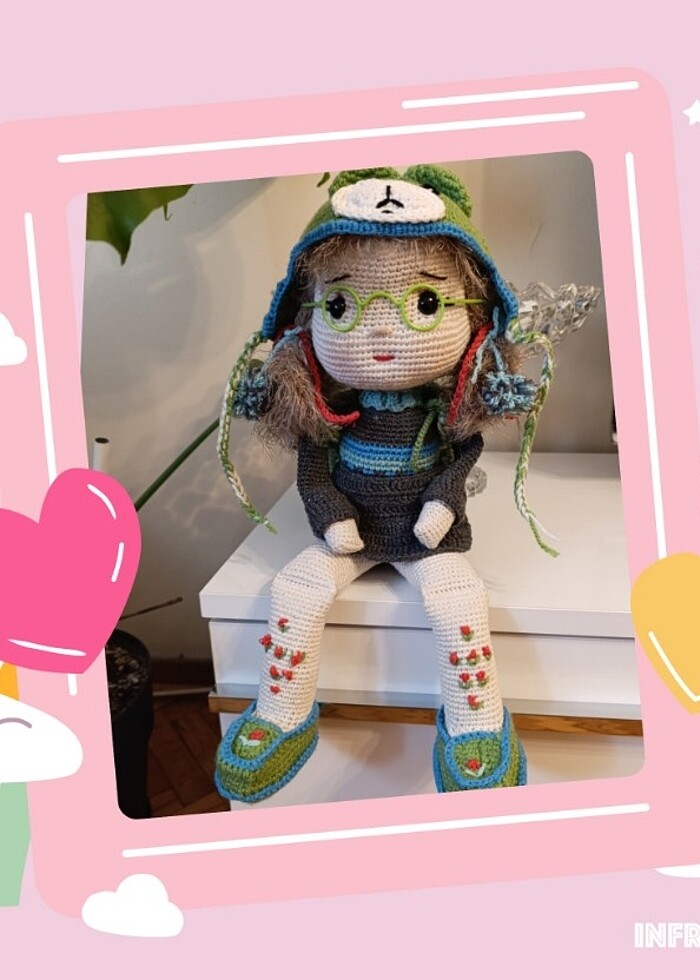 Amigurumi oyuncak bebek - Görsel 4