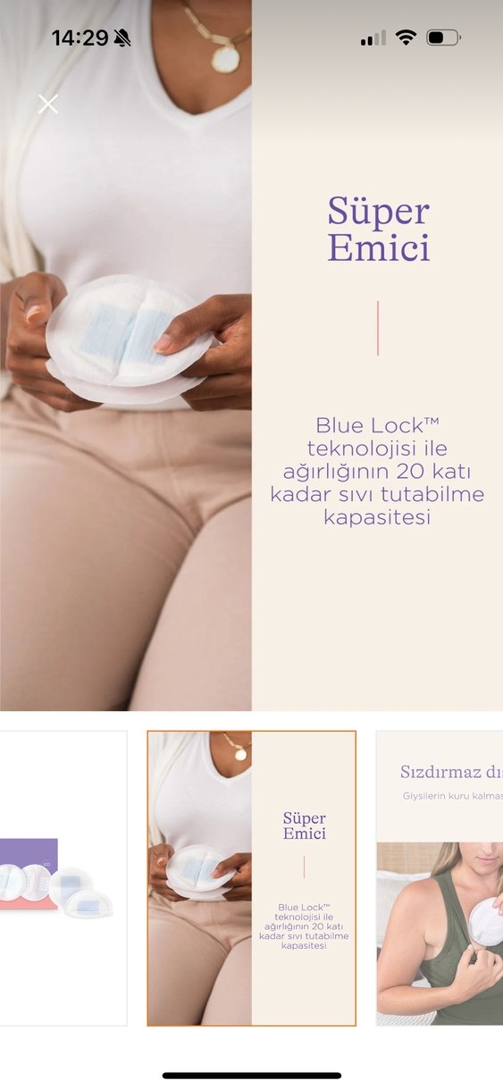 Lansinoh Blue Lock Göğüs Pedi 100 Adet - Görsel 2