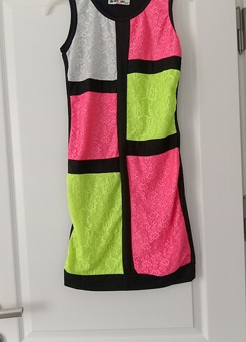 Diğer Mini neon elbise