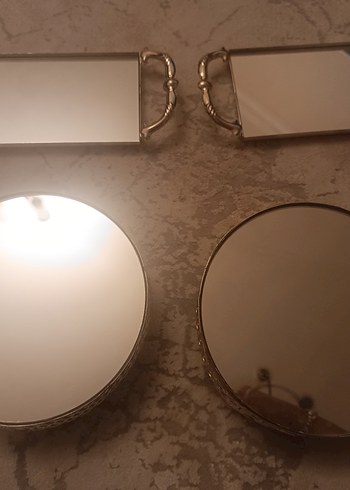 Diğer Siklik Ve Zarafet Altin Tonlu Dekoratif Aynalar