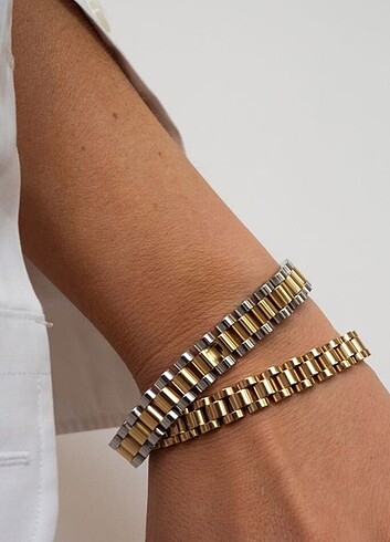 ÇELİK ROLEX BİLEKLİK UNİSEX 
