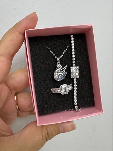 Versace ÇELİK SİLVER SET